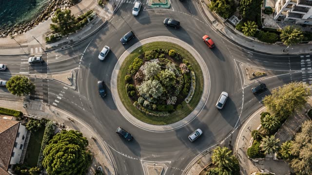 Aerial roundabout