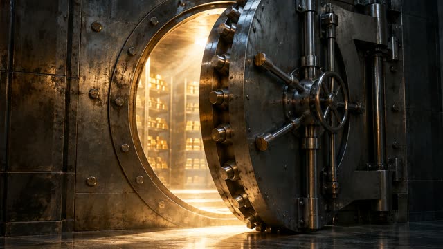 Bank vault door