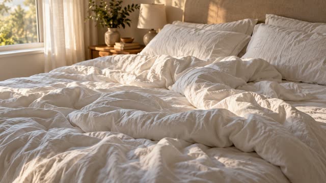 Bed morning light