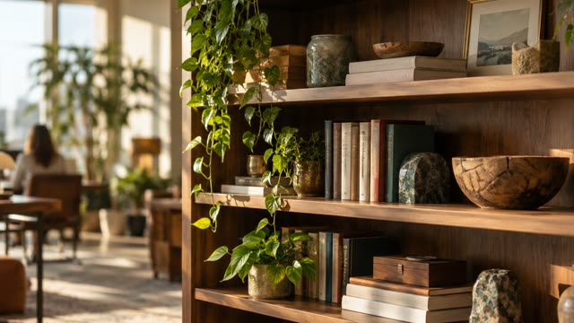 Bookshelf office