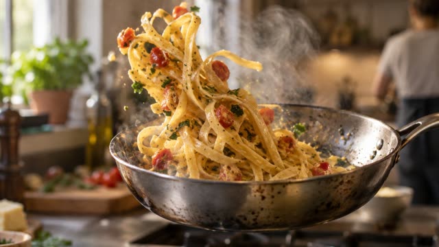 Cooking pasta