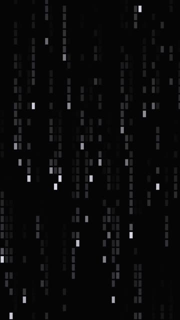 Data rain — Noir