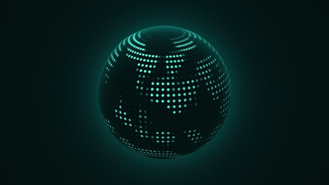 Dotted globe — Lagoon