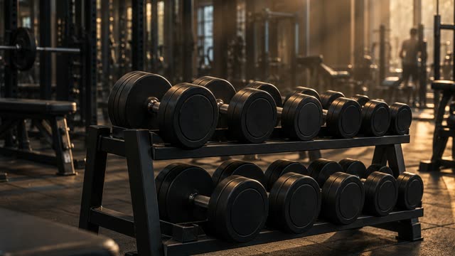 Dumbbells gym