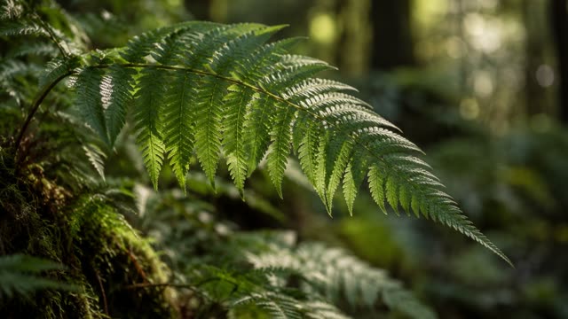 Fern unfurling