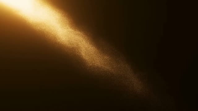 Floating dust in light