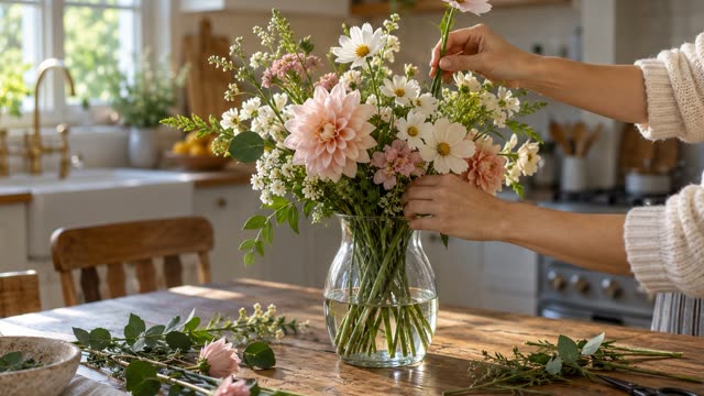 Flower arranging