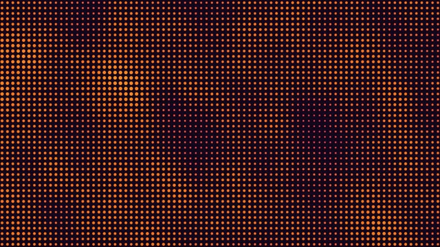 Halftone field — Sunset