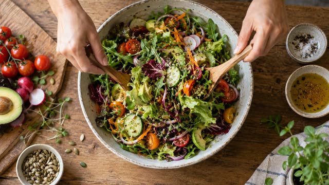Healthy salad bowl