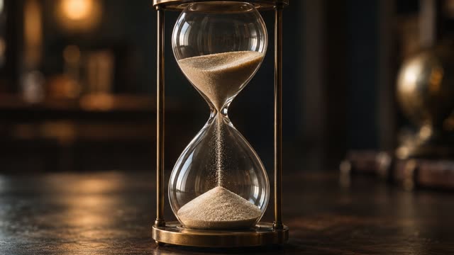 Hourglass sand