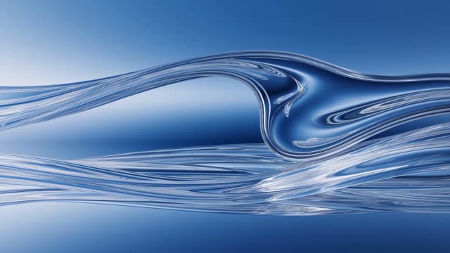 Liquid chrome waves