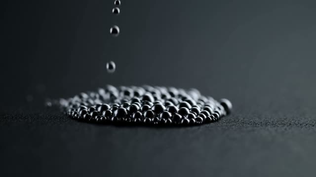 Liquid metal droplets