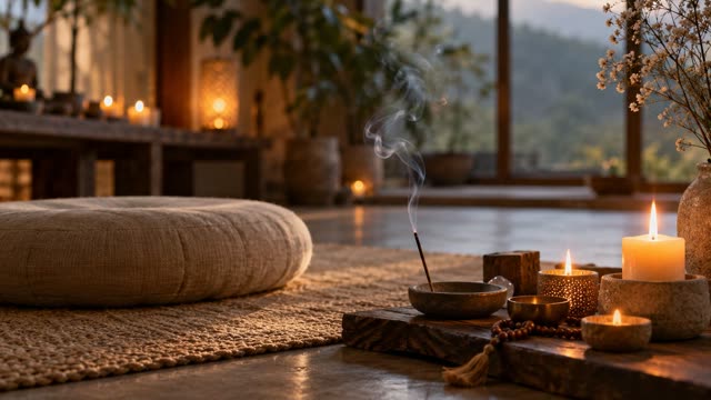 Meditation candles