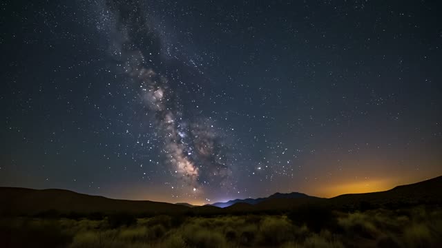 Milky way timelapse