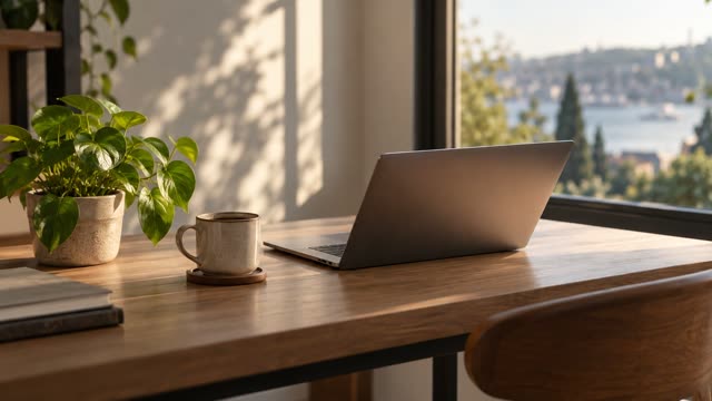 Minimal desk setup