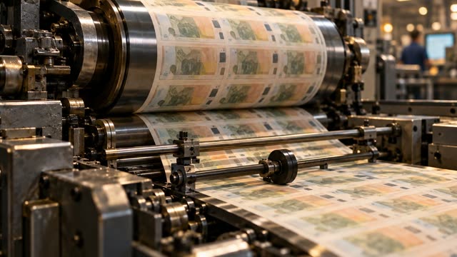 Money printing press