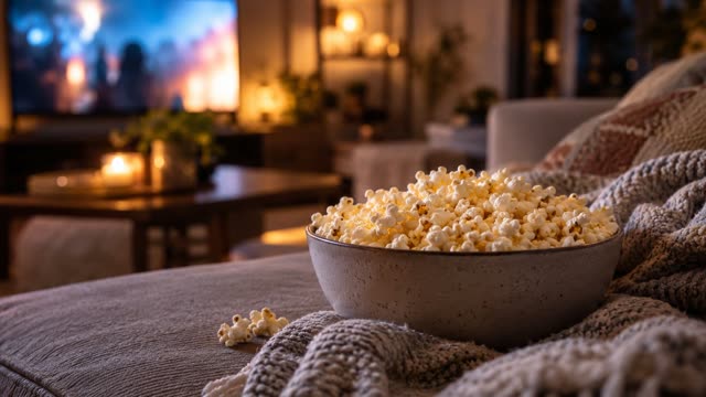 Movie night popcorn