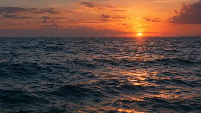 Ocean horizon calm