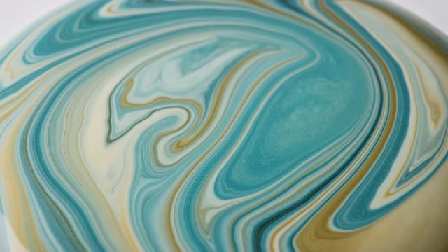 Paint swirl marbling