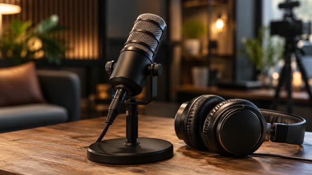 Podcast microphone