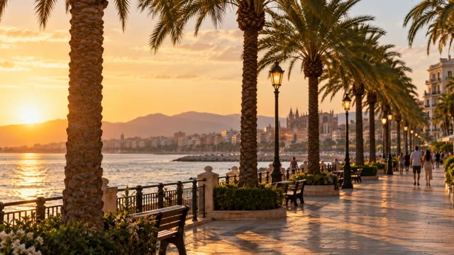 Seaside promenade