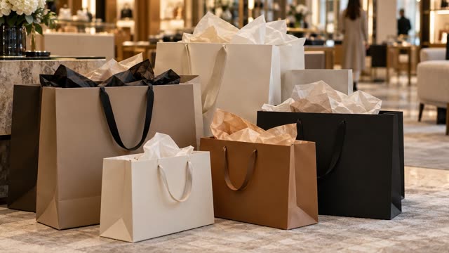 Shopping spree bags