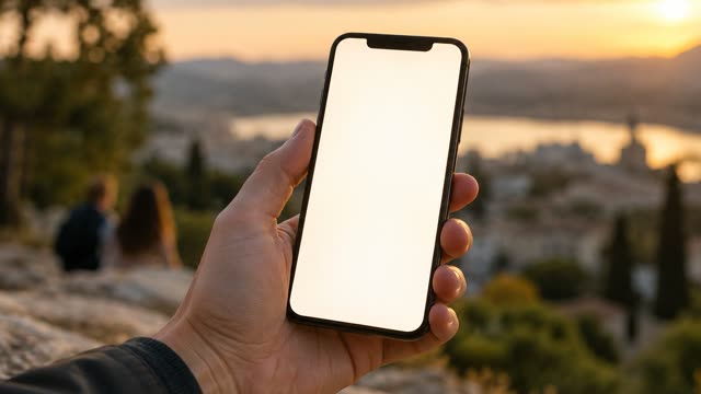 Smartphone in hand