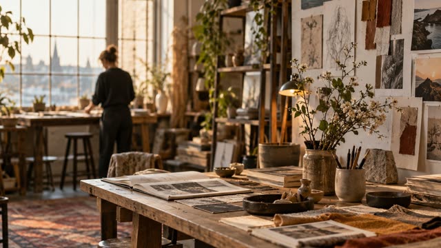 Studio workspace
