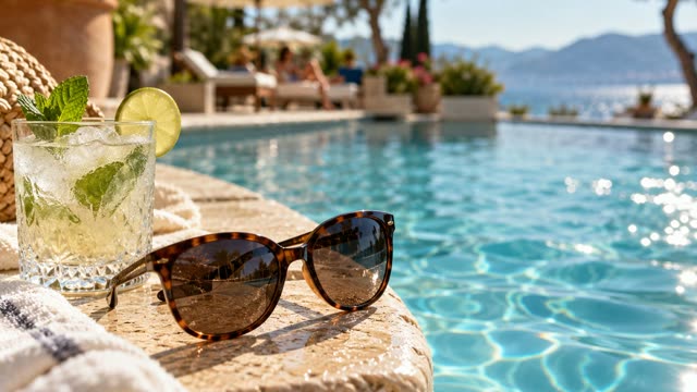 Sunglasses pool