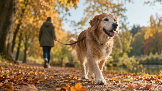 Walking dog park