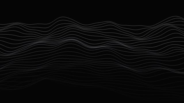 Wave mesh — Noir