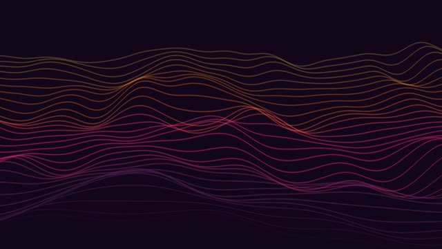 Wave mesh — Sunset